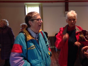 Irene MacWilliam with Margaret McCrory