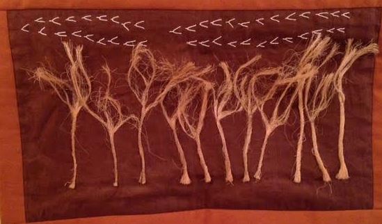 2006 Patrick Huston (aged 10) 2nd Prize Festival of Quilts Birmingham. Made from recycled materials. 